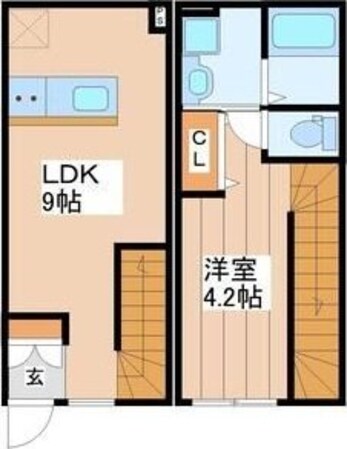 アルカンシエルKの物件間取画像